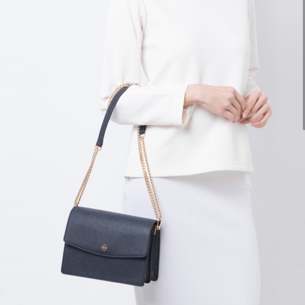 Tory Burch Emerson Envelope Adjustable Chain Shoulder Bag